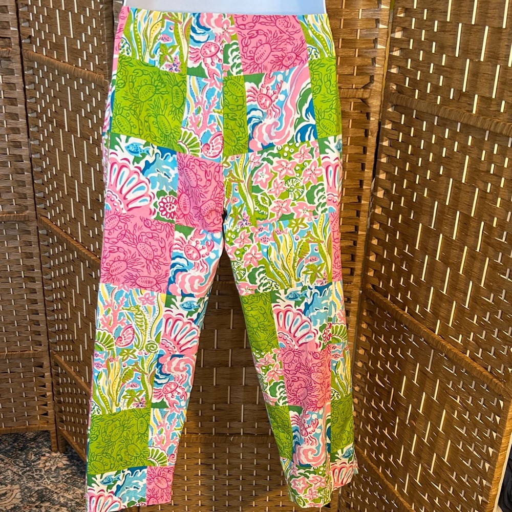 Soft Surroundings Patchwork Capri Pants Coastal C… - image 3